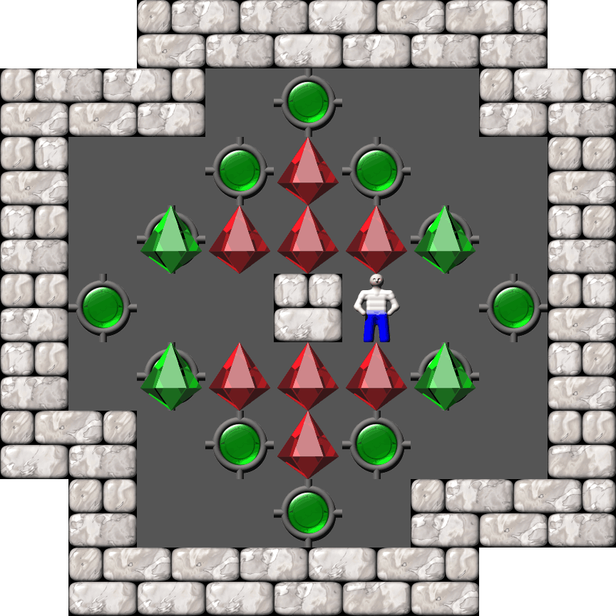 Sokoban Mass Remodel level 2210